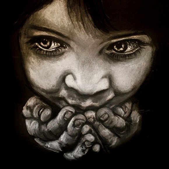 Custom Commissioned Charcoal Portrait w/ artist certificate of authenticity - Picture 7 of 12